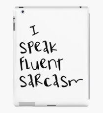 Sarcastic iPad Case/Skin
