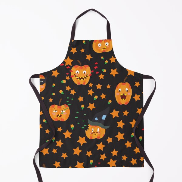 Item preview, Abstract Funny Orange Pumpkins Halloween Pattern designed and sold by silviaol.