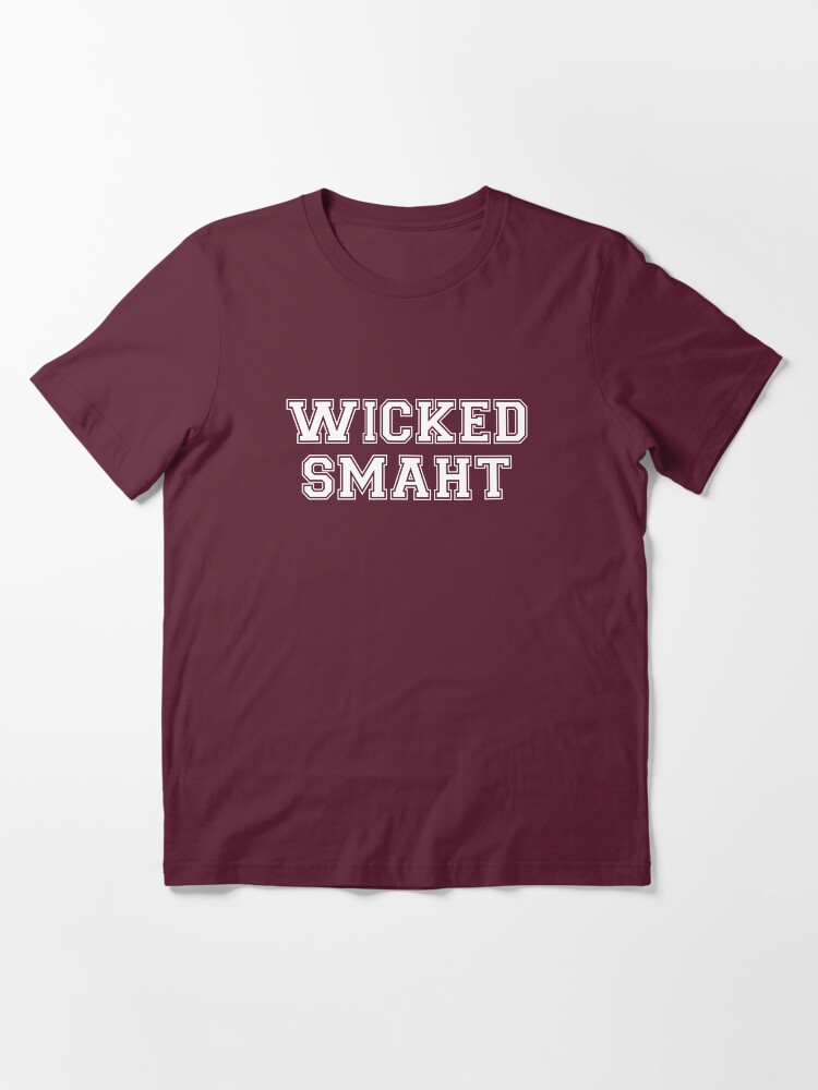 Alternate view of Wicked Smart (Smaht) College Boston Essential T-Shirt