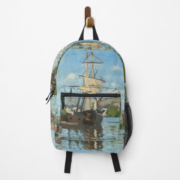 Item preview, Claude Monet - Ships Riding on the Seine at Rouen designed and sold by Vivanne-art.