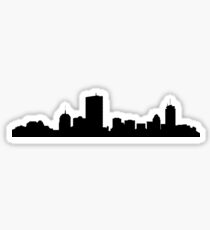 Boston skyline Sticker