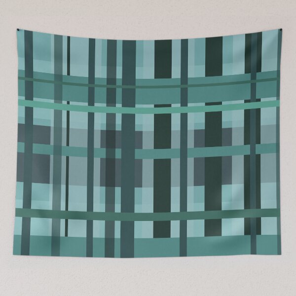 Item preview, Blue Green Chunky Plaid designed and sold by bloomingvine.