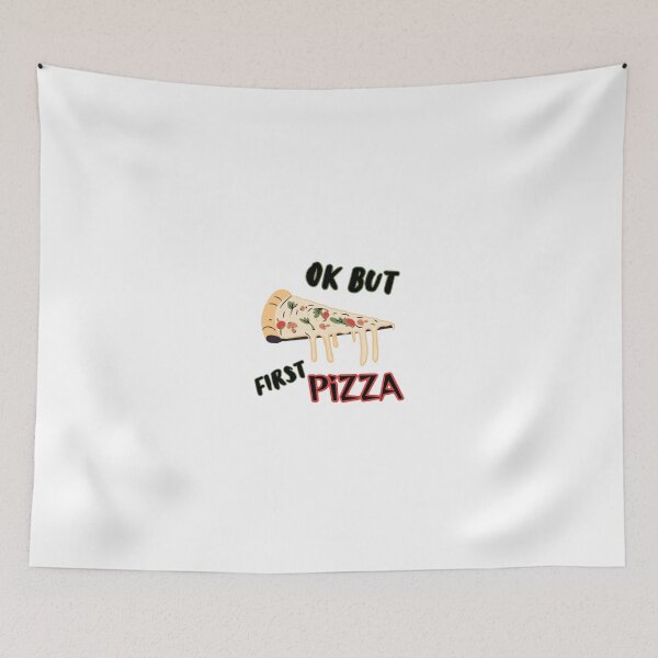 Item preview, Ok but first pizza - pizza fan t-shirt designed and sold by NathBros.