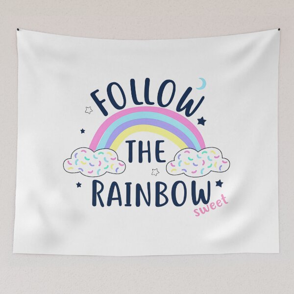 Item preview, Follow The Rainbow, Rainbow, Dreams designed and sold by graphic-genie.