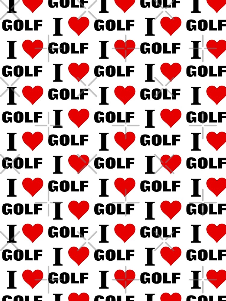 "Ich liebe Golf" ALinien Kleid von UIN Redbubble