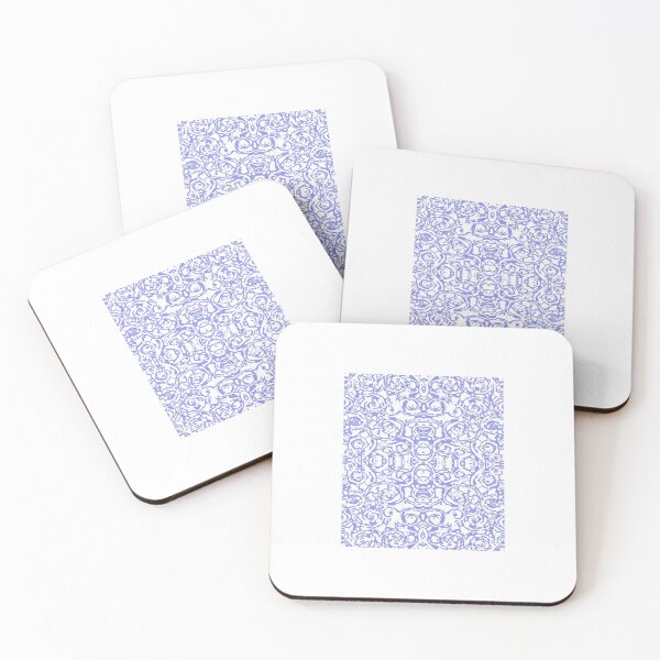 Item preview, Labyrint Graffiti Periwinkle/Hvid Grotesk  designed and sold by ZENDYtechSTYLE.