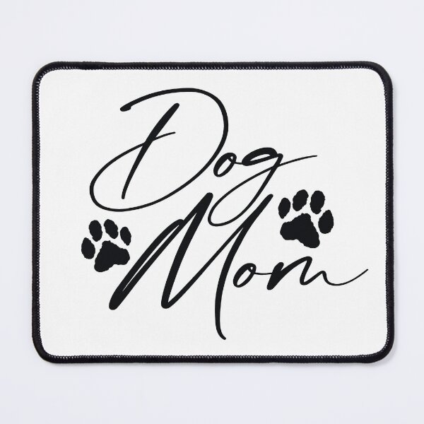 Item preview, Dog Mom Black Script designed and sold by redmachineg.