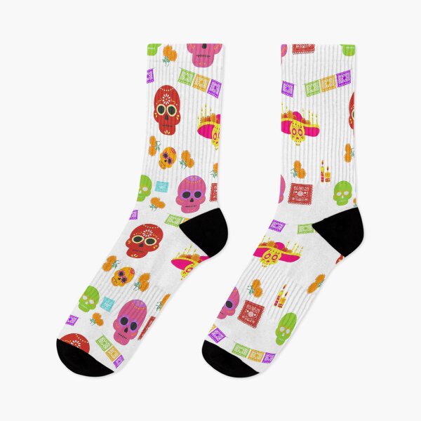 Item preview, Colorful Day of the dead pattern - Day of the dead designed and sold by Jessi-Sketches.