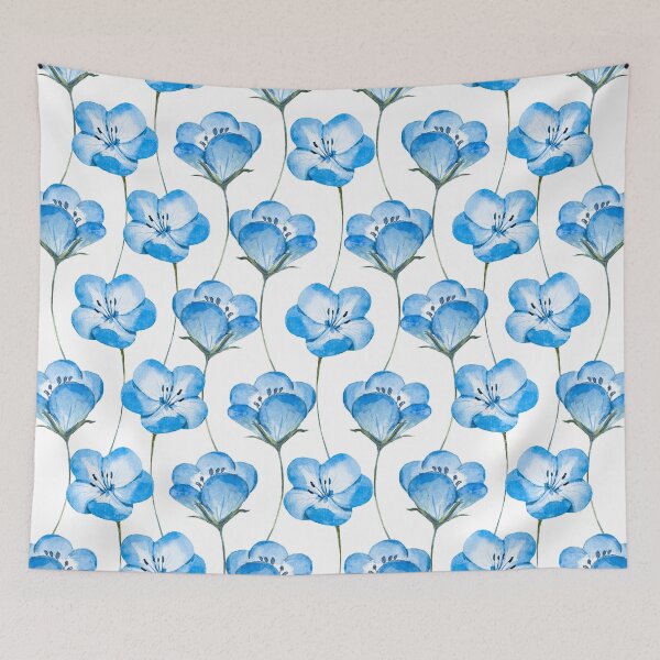 Item preview, Blue Floral Pattern designed and sold by YOYOCollection.