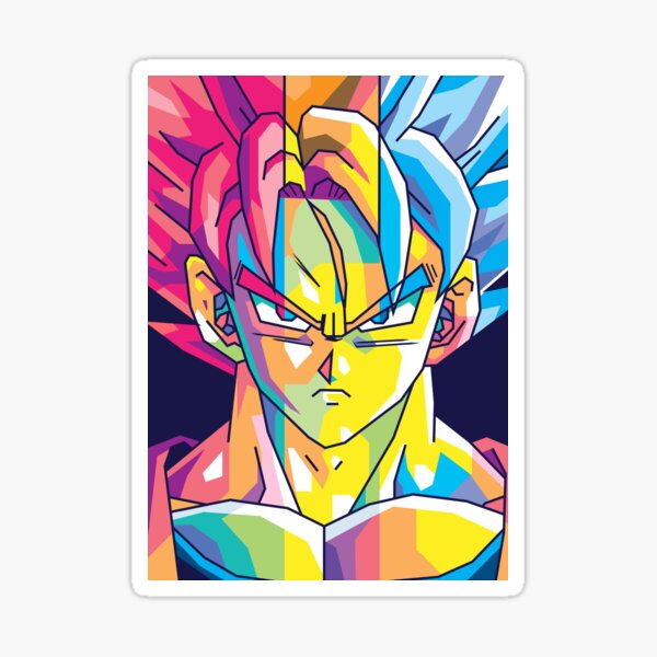 Goku Super Saiyan Sticker For Sale By Xezyy Redbubble