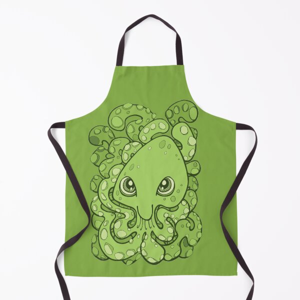 Item preview, Happy Octopus Squid Kraken Cthulhu Sea Creature - Green designed and sold by bignose1977.