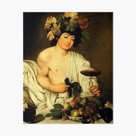 Aperçu de l'œuvre Michelangelo Merisi da Caravaggio - Bacchus créée et vendue par Vivanne-art.