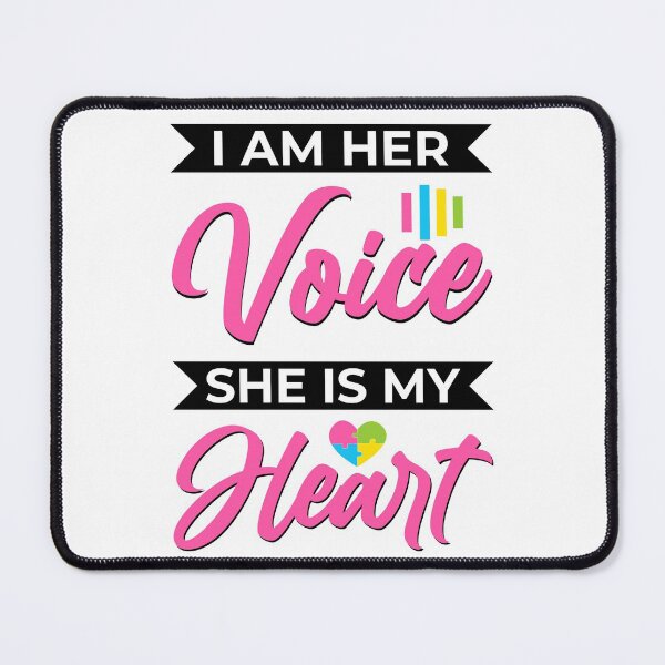 Item preview, I am her voice she is my heart designed and sold by eiwo87.