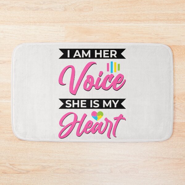 Item preview, I am her voice she is my heart designed and sold by eiwo87.