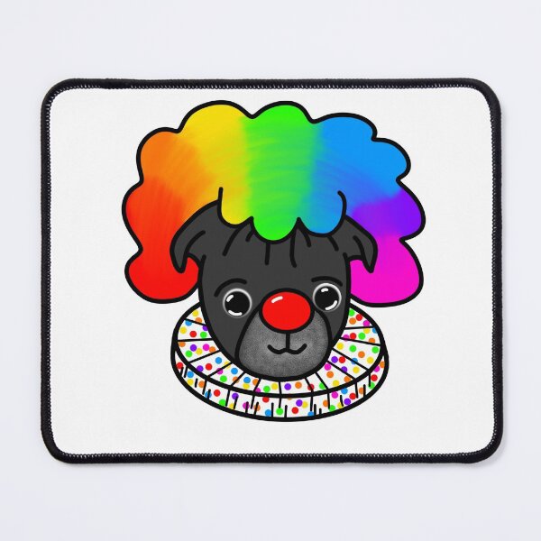 Item preview, Black Pug Clown designed and sold by LeasPugGrumble.