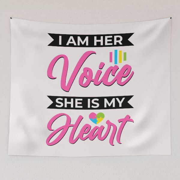 Item preview, I am her voice she is my heart designed and sold by eiwo87.