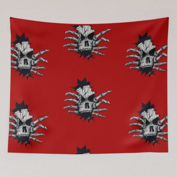 Item preview, Revenant Army, abstract halloween skeleton demon skull designed and sold by MayGreenAbgrall.