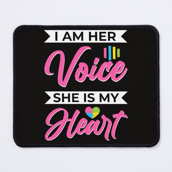 Item preview, I am her voice she is my heart designed and sold by eiwo87.