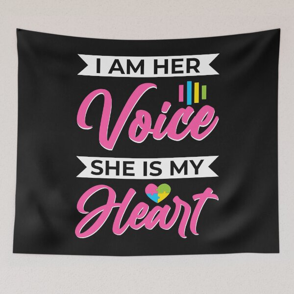 Item preview, I am her voice she is my heart designed and sold by eiwo87.