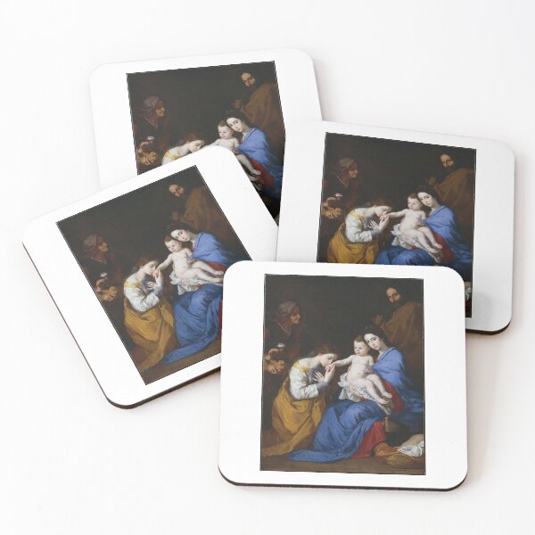 Item preview, The Holy Family with Saints Anne and Catherine of Alexandria 1648 designed and sold by Sheepherder120.