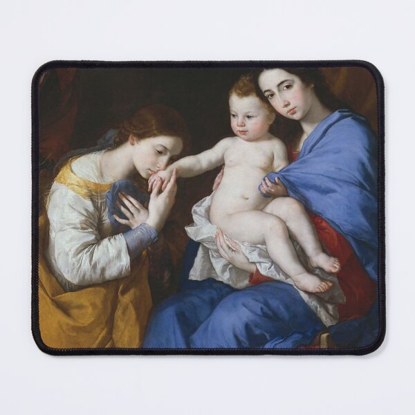 Item preview, The Holy Family with Saints Anne and Catherine of Alexandria 1648 designed and sold by Sheepherder120.