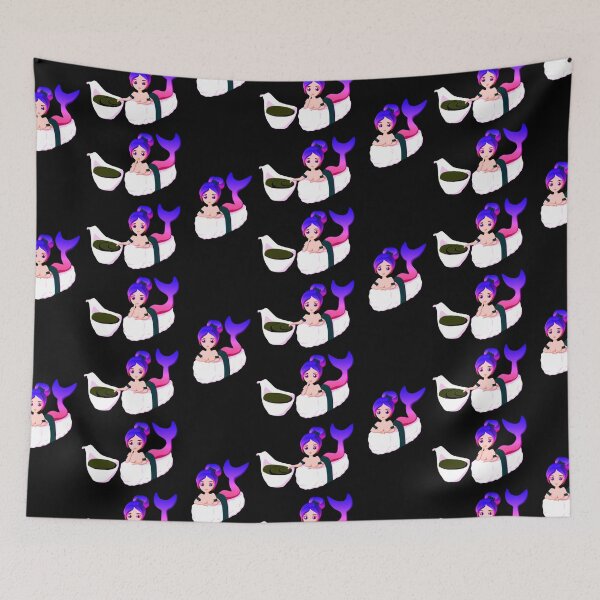 Item preview, Kawaii mermaid sushi designed and sold by brendanre.