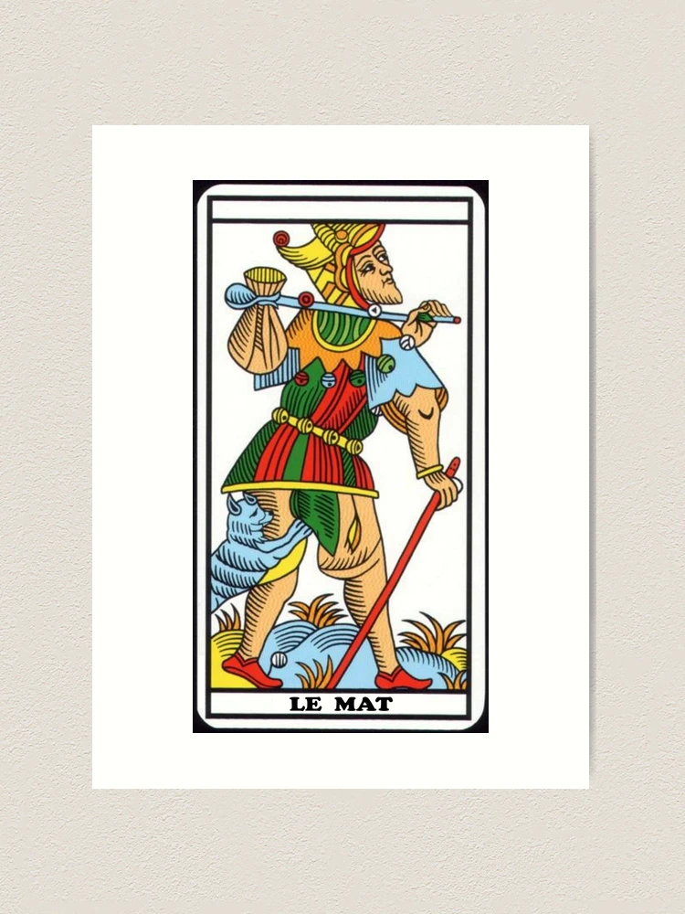 Tarot Marseille The Sun card Medieval Art Poster by MontseAM