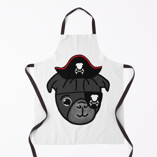 Item preview, Black Pug Pirate designed and sold by LeasPugGrumble.