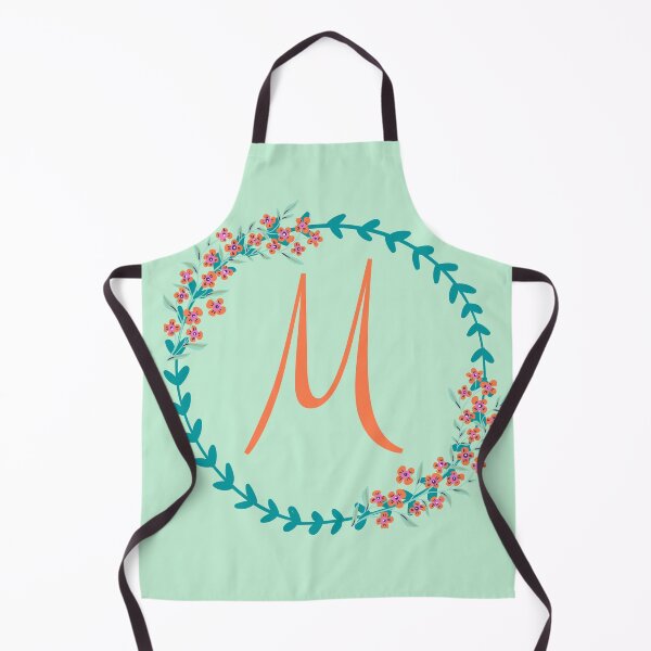 Item preview, Initial M. Letter M. Monogram M. Floral. M name designed and sold by ABInspired.