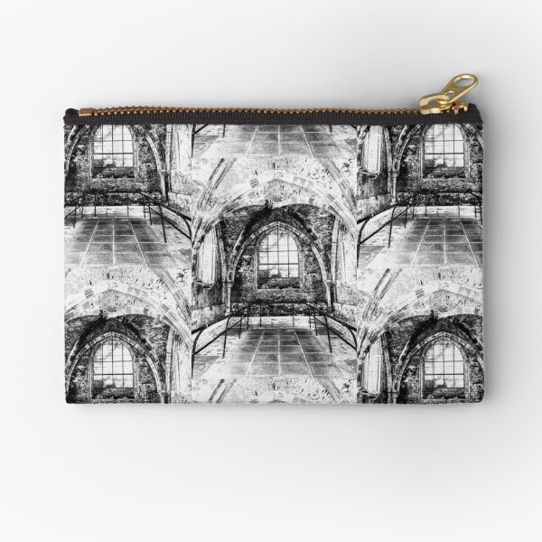 Mellifont Abbey Chapter House, Ireland Zipper Pouch