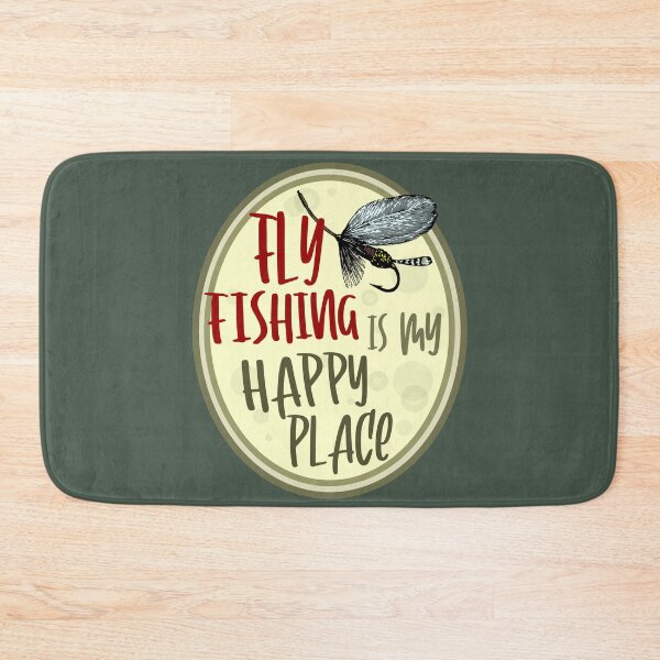 Item preview, Fly Fishing is my HAPPY PLACE designed and sold by sandpiperstudio.