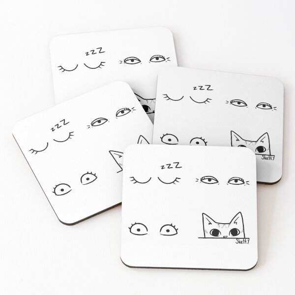 Item preview, Waking Up With Cats designed and sold by jastinamor.