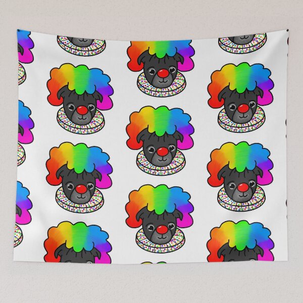 Item preview, Black Pug Clown designed and sold by LeasPugGrumble.