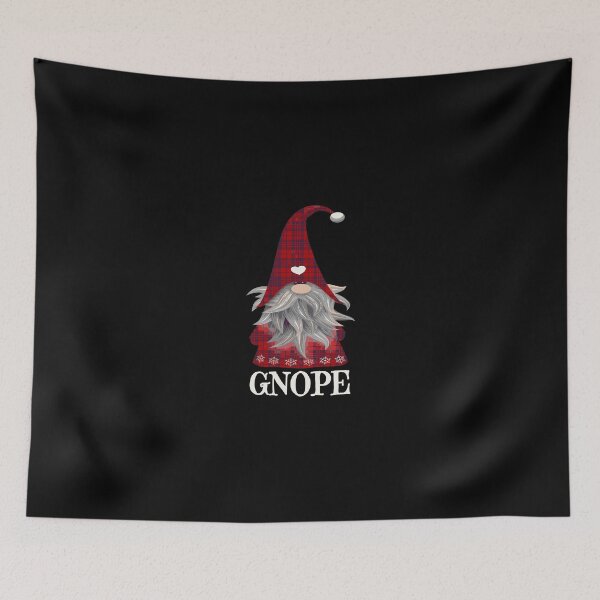 Item preview, Gnope Red Plaid Gnome Dwarf Elf Swedish Tomte Pajama Gift designed and sold by julianne5689.