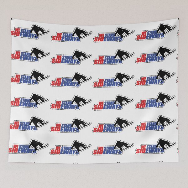 Item preview, We Stand Sideways - Red, Blue, Black  designed and sold by SNB DESIGN.