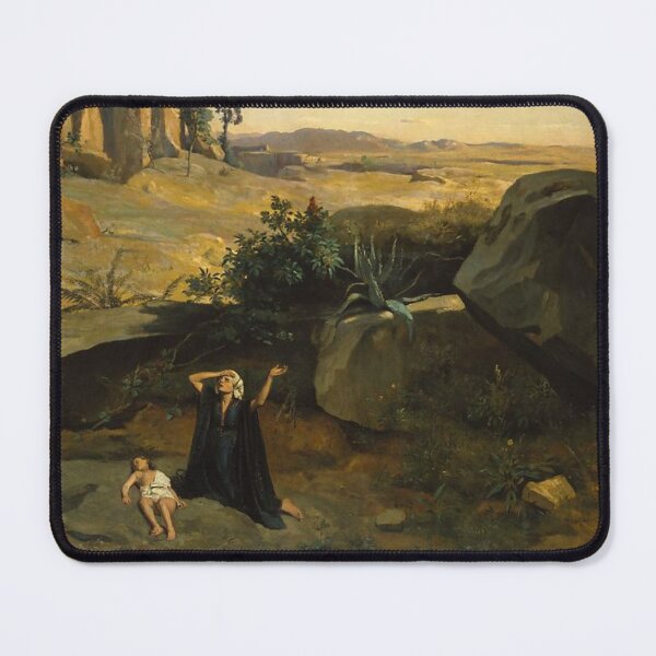 Item preview, Hagar in the Wilderness 1835 Camille Corot French designed and sold by Sheepherder120.
