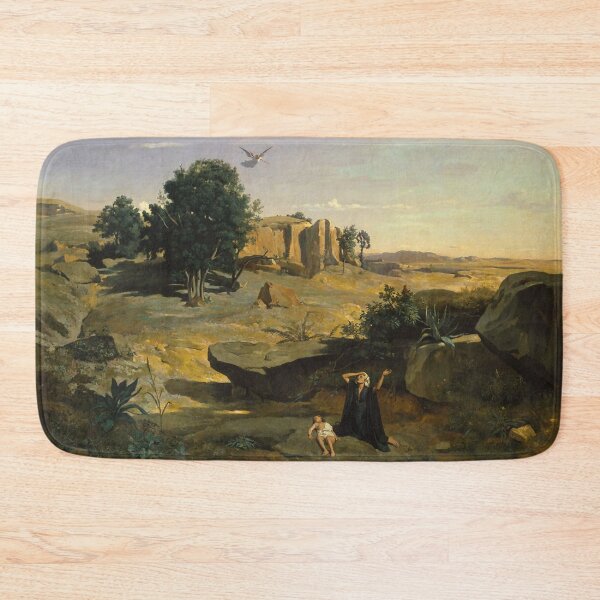Item preview, Hagar in the Wilderness 1835 Camille Corot French designed and sold by Sheepherder120.