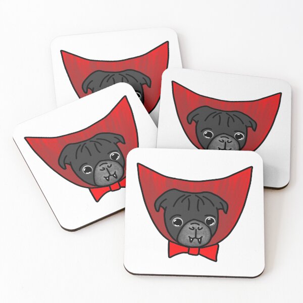 Item preview, Black Pug vampire designed and sold by LeasPugGrumble.