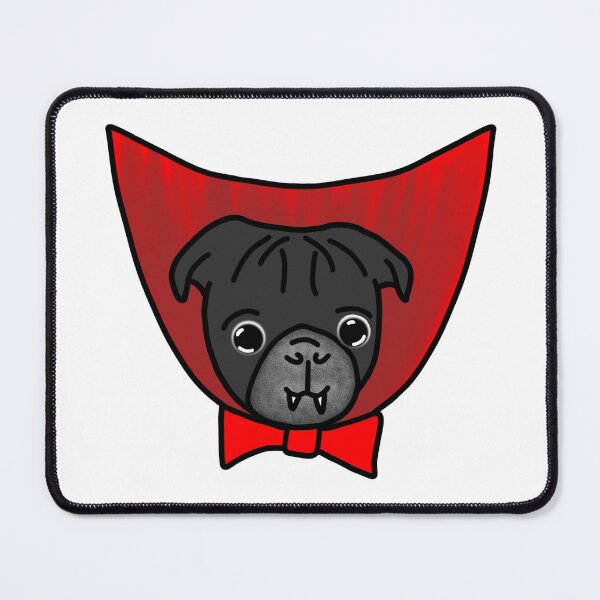 Item preview, Black Pug vampire designed and sold by LeasPugGrumble.
