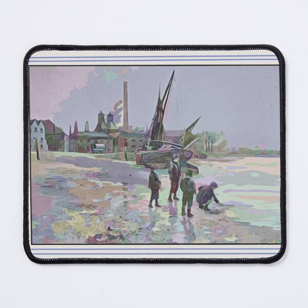 Item preview, Mortlake at low tide, evening. designed and sold by Malcolm Walker.
