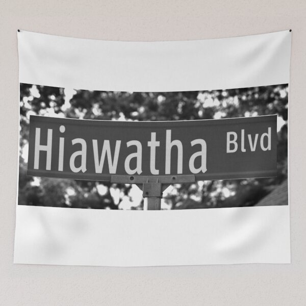 Item preview, A Street Sign Named Hiawatha designed and sold by jcwest.