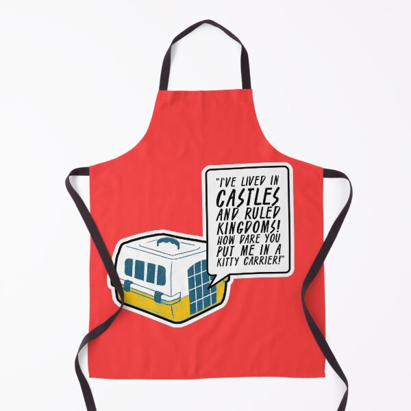 Item preview, I've lived in castles and ruled kingdoms! How dare you put me in a kitty carrier! designed and sold by The Cosmic Turtle.