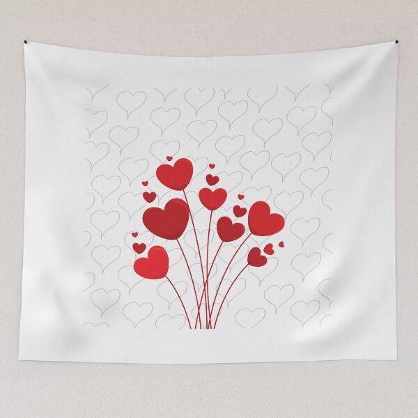 Item preview, Red Hearts designed and sold by Calakan.
