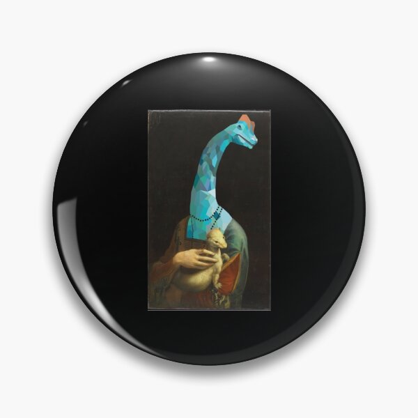 Item preview, Dinosaur T-Shirtbrachiosaurus with an ermine T-Shirt_by RobyL_ designed and sold by Shoptudat.