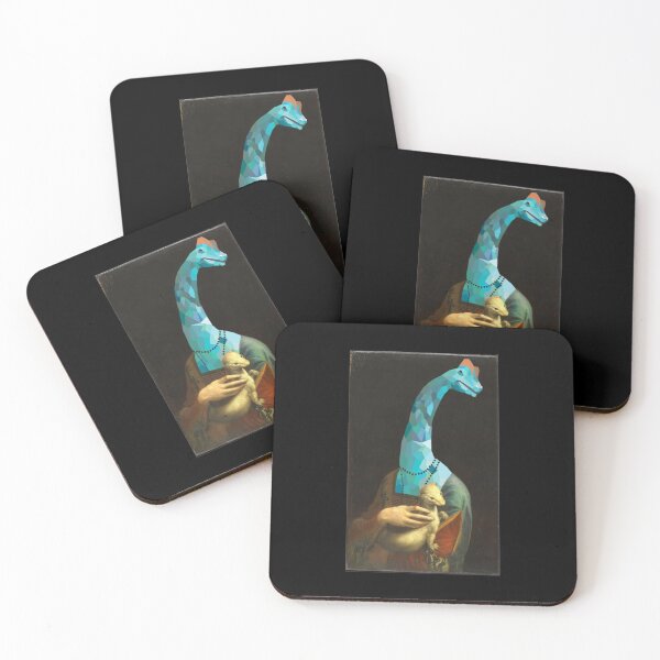Item preview, Dinosaur T-Shirtbrachiosaurus with an ermine T-Shirt_by RobyL_ designed and sold by Shoptudat.