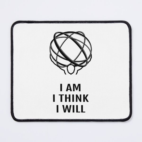 Item preview, I am. I think. I will. ~Ayn Rand designed and sold by IraPanyukova.