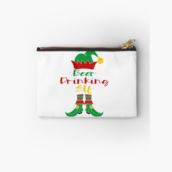 Item preview, Beer Drinking Elf designed and sold by Christmas-Tees.