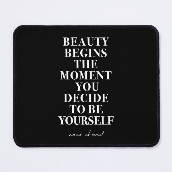 Item preview, Beauty Begins the Moment You Decide to be Yourself. designed and sold by corbrand.