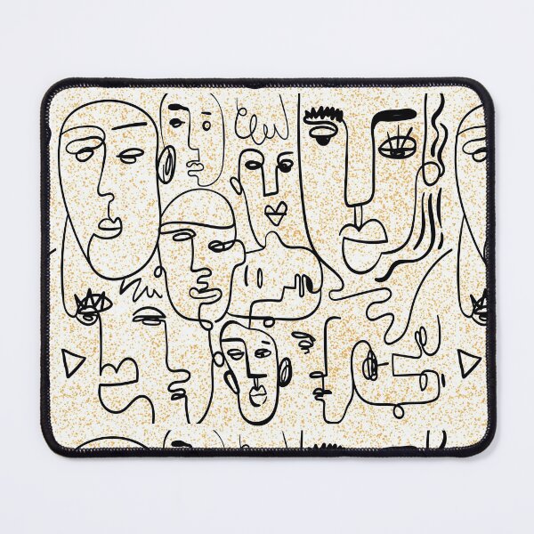 Item preview, Abstract Face Line Art Facial Expressions designed and sold by LashCreations.
