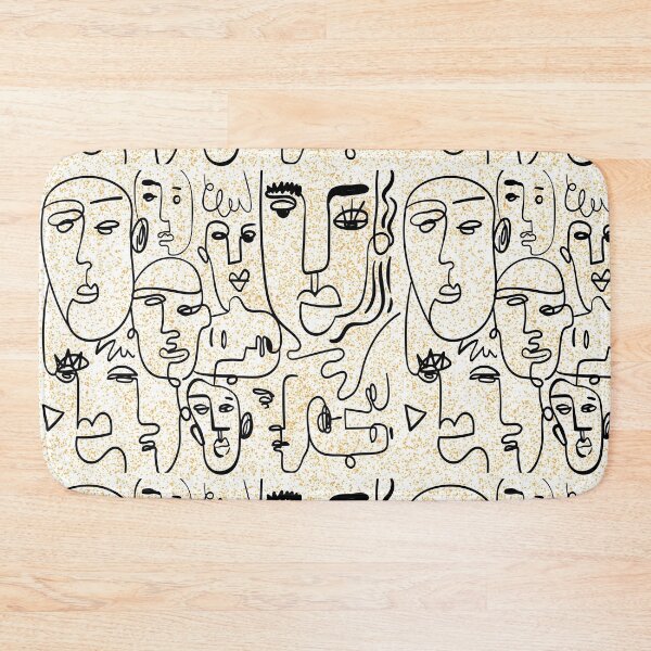 Item preview, Abstract Face Line Art Facial Expressions designed and sold by LashCreations.